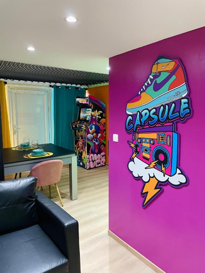 Capsule Forever Young - Jacuzzi - Sauna - Billard - Arcade De Jeux - Netflix & Home Cinema - Ping Pong Hastiere-par-dela Exterior foto